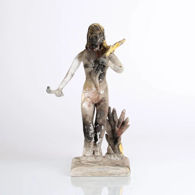 Cristal Murano Escultura Mujer Único Cenedese Ermanno Nason Vetro A Scavo