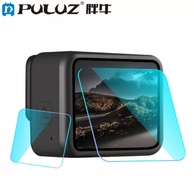 PULUZ for GoPro HERO 8 Black Lens + LCD Screen Protector Tempered Glass Film