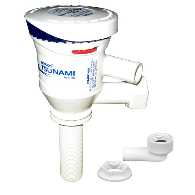Attwood Tsunami Aerator Pump T800 Dual Outlet 12V
