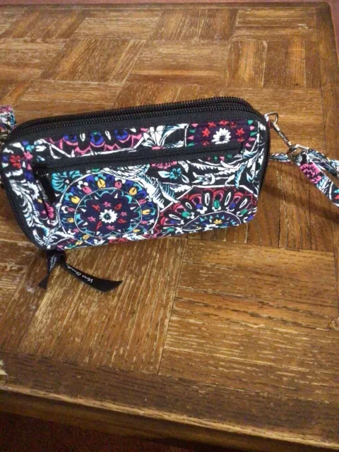 Vera Bradley RFID All in One Crossbody Stained Glass Medallion