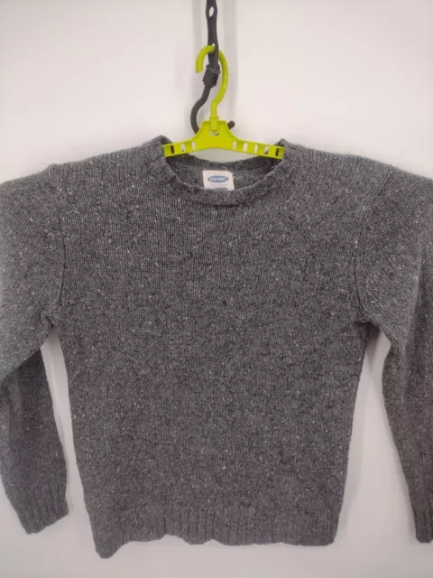 Old Navy Sweater Mens S Gray Wool Long Sleeve Knit Pullover Heathered Size Blend 3