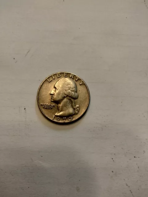 RARE 1970 Washington Quarter No Mint Mark