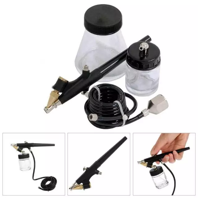 Professional Mini Air Brush Spray Gun Kit Artist Crafts Hobby Airbrush Tool