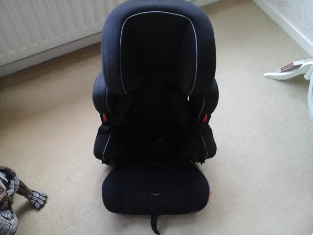 HALFORDS CHILD CAR Seat 123 Essentials Used Black Red Boys Girls