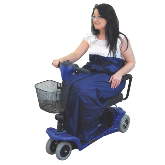 Aidapt Scooter Cosy Fleece-Lined Blue Large WaterProof Protector Mobility Aid 2