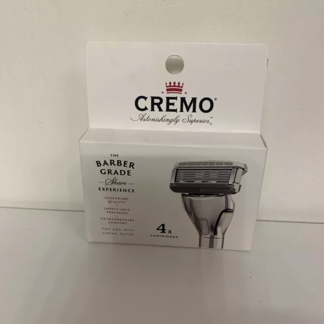 A good Cremo | Astonishingly Superior, The Barber Grade Shave, 4x Razor Refill.