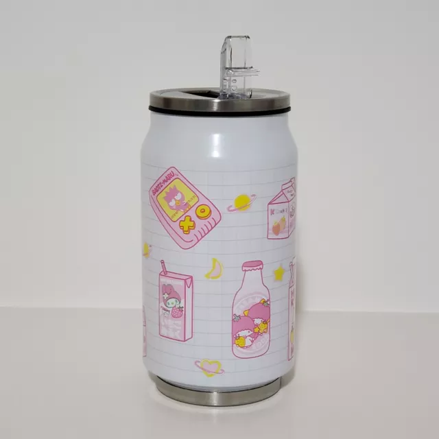 Sanrio Hello Kitty & Friends Food Theme Stainless Steel Can Tumbler Water Bottle