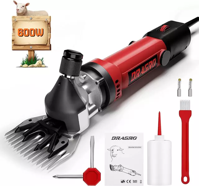 Sheep Clippers 600W, Professional Animal Shearing Machine, Farm Livestock Groomi