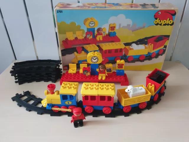ENSEMBLE TRAIN ET gare express vintage 1988 LEGO DUPLO 2701