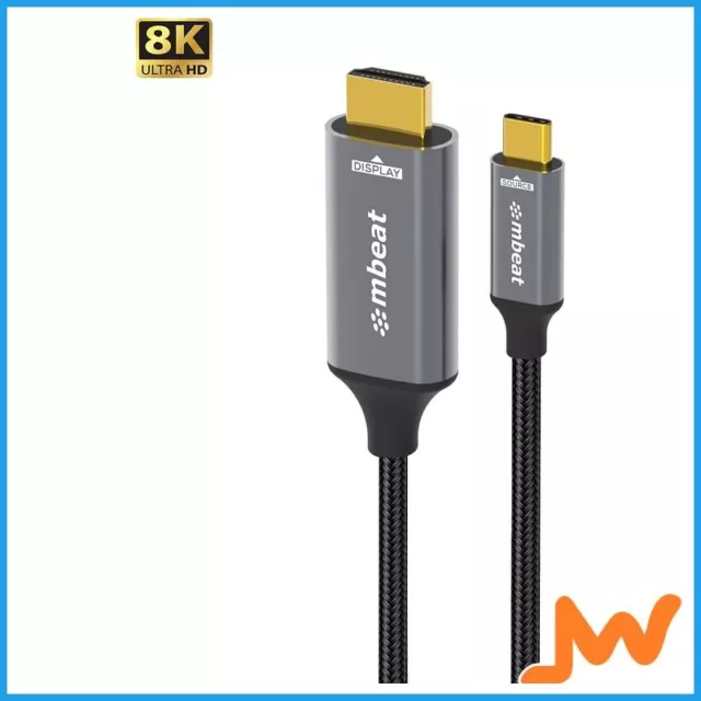 mbeat ToughLink 8K 1.8m USB-C to HDMI Cable [MB-XCB-8K18CHD]