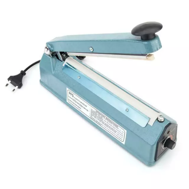 FS-200  8" Heat Sealing Hand Impulse Sealer Machine Poly Free Element 300W New