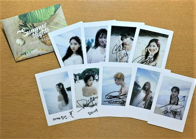 SUMMER NIGHTS MONOGRAPH Polaroid Signature official twice