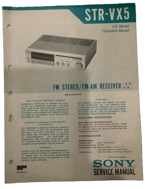 RARE SONY FM Stereo/Fm-Am Receiver Str - 6046L Amplificateur Hi-Fi