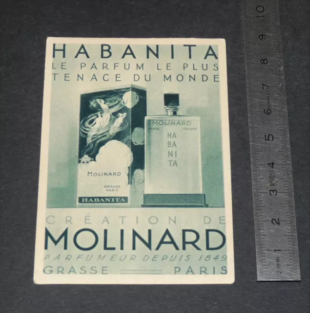 Chromo Publicite 1920-1940 Parfum Habanita Molinard Grasse Paris