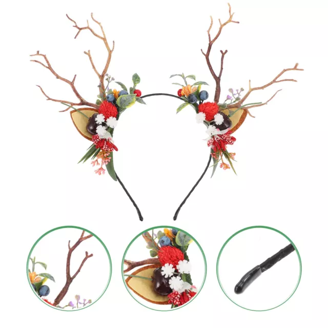 Kinder Dekor Haarschmuck Für Geweih Stirnband Weihnachtsdeko Ohr