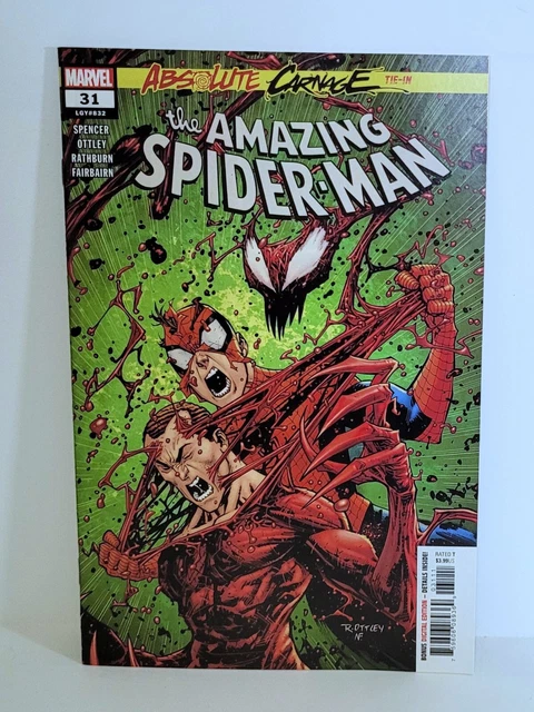 The Amazing Spider-Man #31 Marvel Comics 2019 Lgy#832 Absolute Carnage Tie In Nm