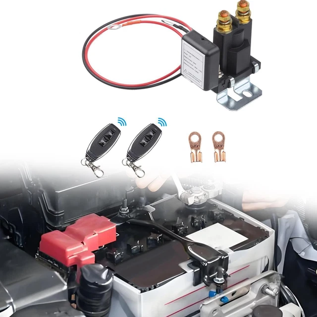 Relais Solénoïde 12V 500A Pour Treuil - Compatible Treuils 8000-15000 Lb | Étanche, Pour ATV, UTV, SUV