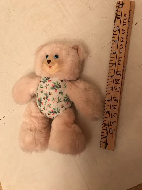 Fisher Price Sarahberry Plush Bear Toy Doll Pink Vintage Stuffed Animal Berry 6