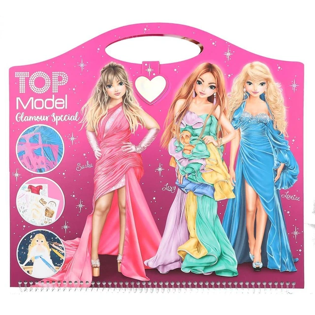 Depesche TOPModel - Create your Glamour Special - Malbuch