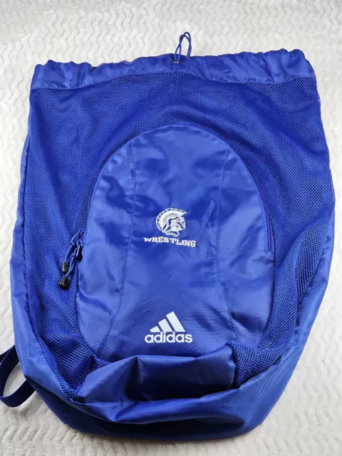 Adidas Wrestling Gear Sports Bag Ventilated Blue "Lynx Wrestling"