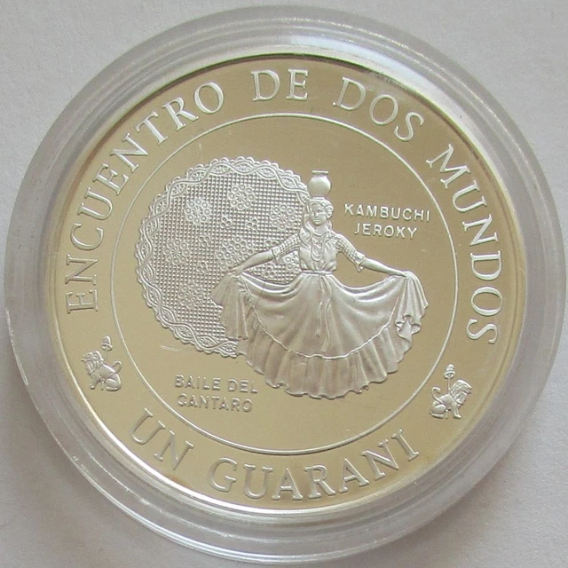 Paraguay 1 Guarani 1997 Ibero-America Dances Kambuchi Jeroky Silver