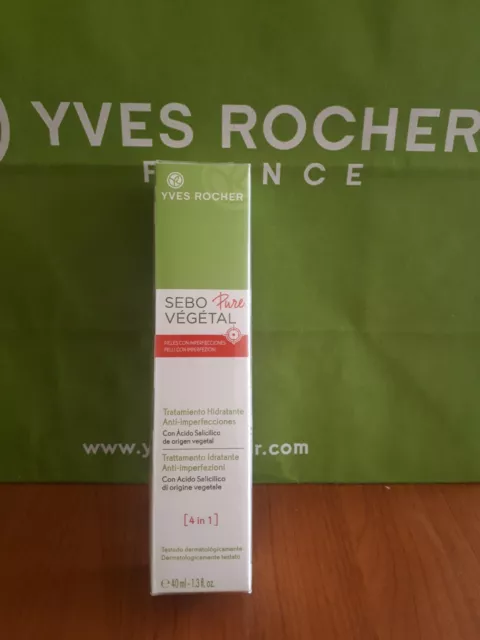 Yves Rocher Trattamento Idratante Anti Imperfezioni  4 In 1 SEBO VEGETAL .,