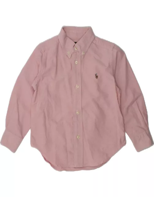 RALPH LAUREN Baby Boys Shirt 18-24 Months Pink Cotton AS09