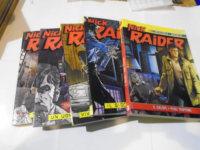 Nick Raider Serie  Inedita Edizi If Completa Dal 1 Al 4 Piu' Speciale,Molto Rari