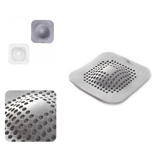 Trappola per scarico capelli, design impugnatura multiuso soft touch, filtro di scarico in TPR