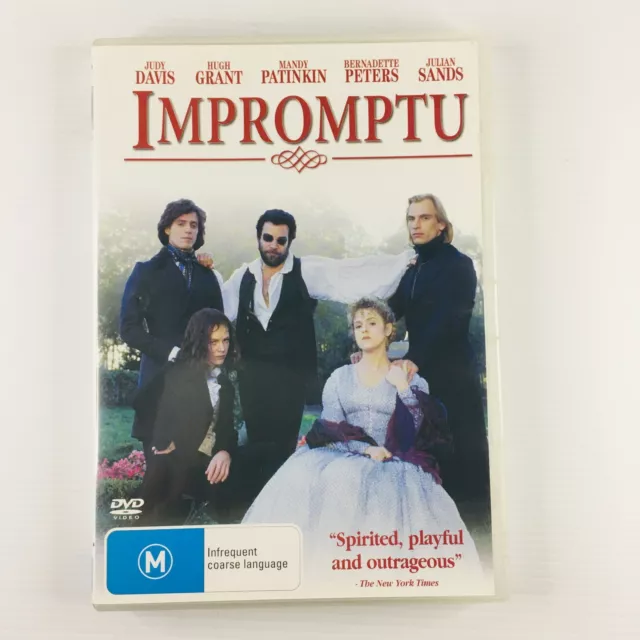 Impromptu (DVD 1991) Good Cond Musical Comedy Movie Hugh Grant & Judy Davis Film