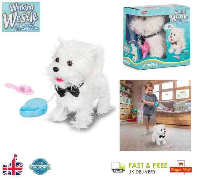 Walking shop westie toy