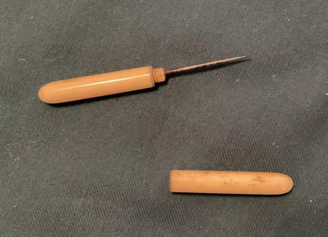Schnürzubehör, Bone Stiletto Vintage