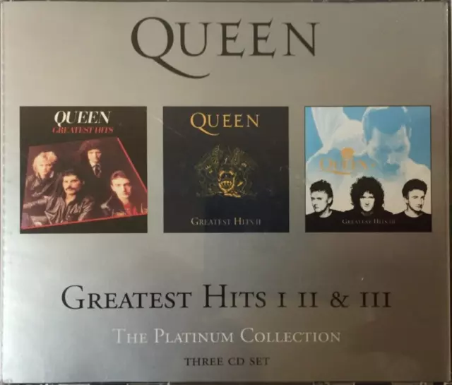 QUEEN Greatest Hits I, II & III  3 CD BOX SET