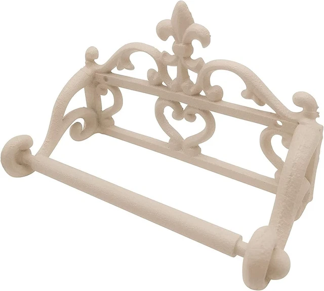 Comfy Hour Antique and Vintage Collection Cast Iron Tissue Holder, 6x4 Inch 2