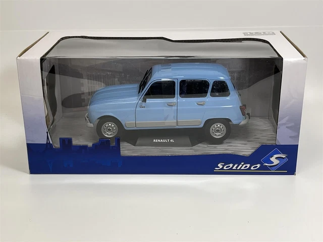 Renault 4L Clan 1978 Bleu 1:18 Echelle Solido 1800103 7