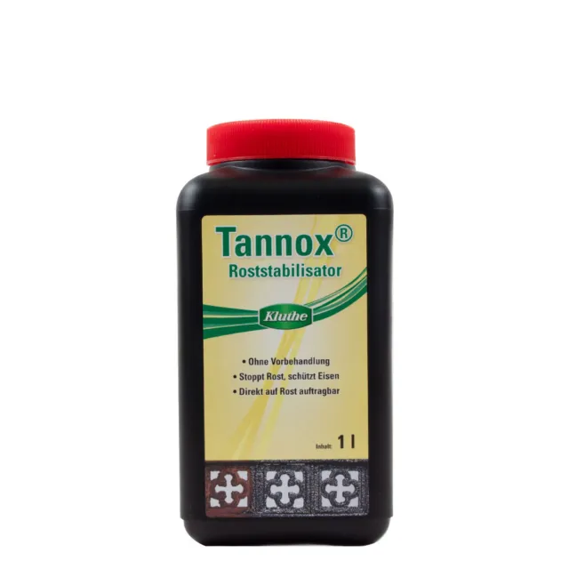 Kluthe Tannox® estabilizador de óxido 1L, convertidor de óxido, tapón de óxido
