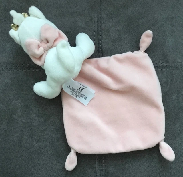 Doudou Chat Marie Aristochats rose étoiles noeud doré Good Night Disney Simba 2