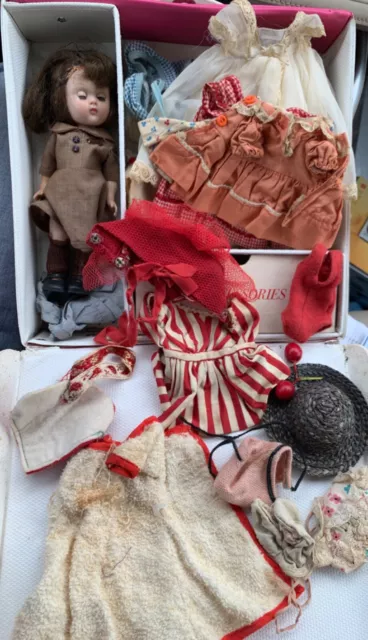 1950s Ginny Doll loaded w clothing hats accessories more