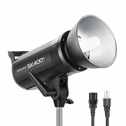 Sistema inalámbrico estroboscópico Neewer SK400II Studio 400W 2,4G monolight GN65 5600K con...