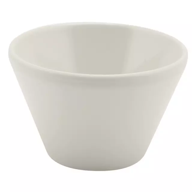 White Melamine Conical Buffet Bowl 12.7cm Restaurants, Catering, Sauces