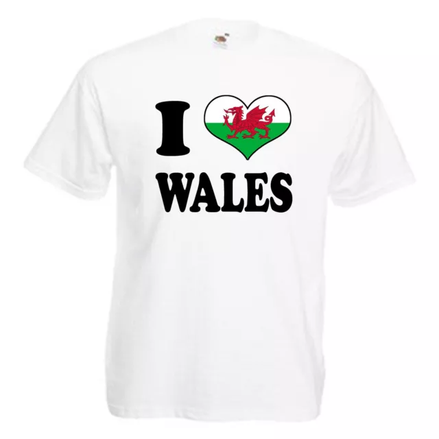 I Love Heart Wales Children's Kids T Shirt