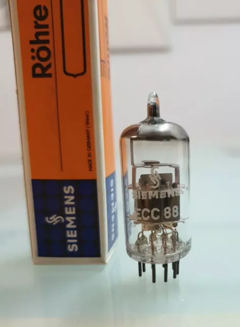 SIEMENS ECC88 strong GA2 tube  6922  E88CC Röhre Valvola