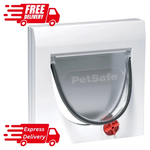 PetSafe Staywell 4 Way Locking Classic Cat Flap, Easy Install, Durable, Pet Door