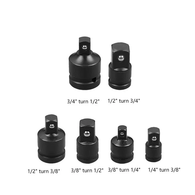 1/4,3/8,1/2,3/4 Air Impact Wrench Converter Socket Ratchet Drive Adapter