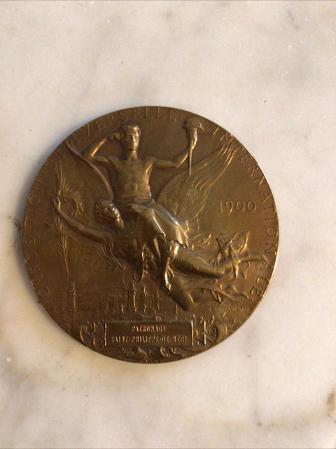Médaille Sportive FGSPF Patronage La Paimpolaise - 1924 Paris - Métal