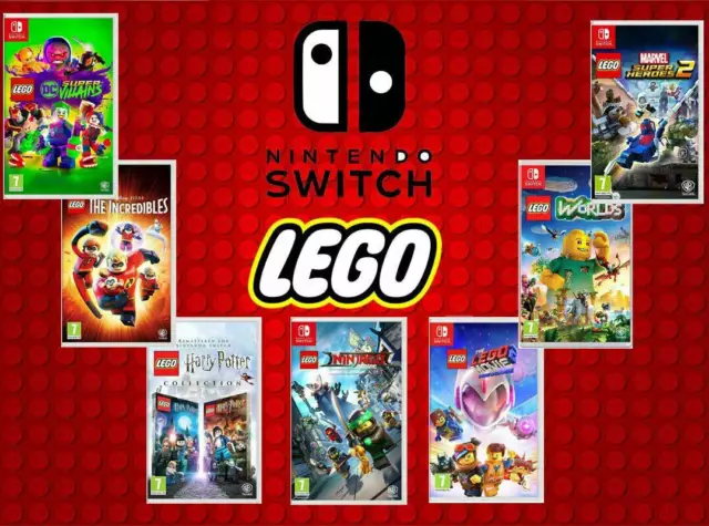 LEGO Nintendo Switch Games - New & Sealed (Code in a Box)