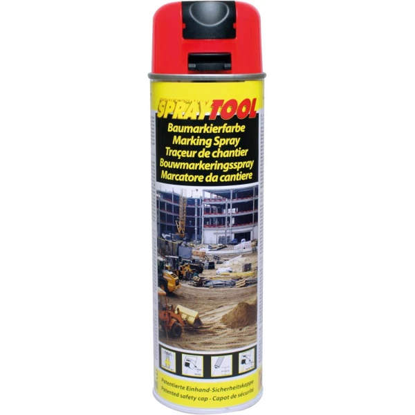 Bombe Traçage Fluo AMBRO-SOL 500ml Blanc – Peinture Marquage Au Sol Chantier