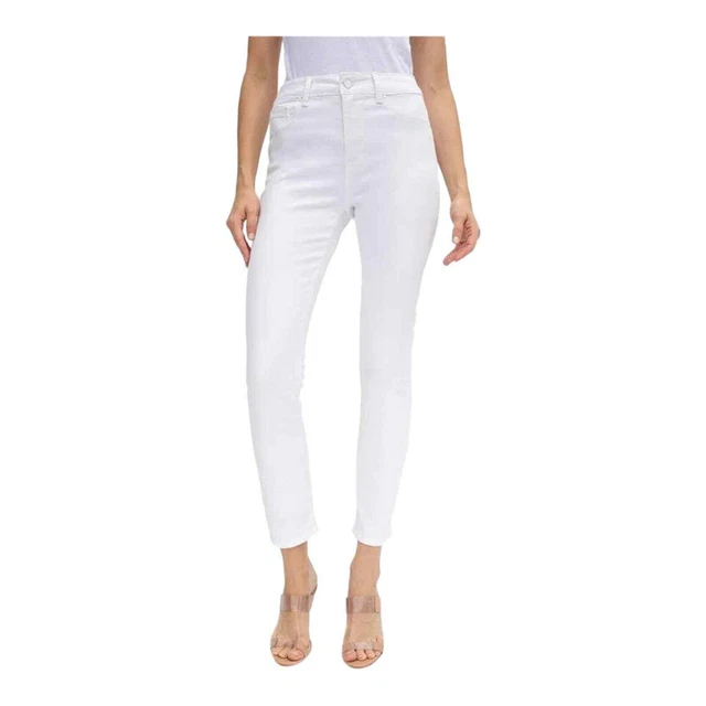 NWT Anthropologie~ Fidelity Denim~ High Rise Skinny ~White Vintage~ Twiggy sz 27