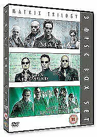 The Matrix Trilogy DVD (2007) Keanu Reeves, Hunt (DIR) cert 15 3 discs
