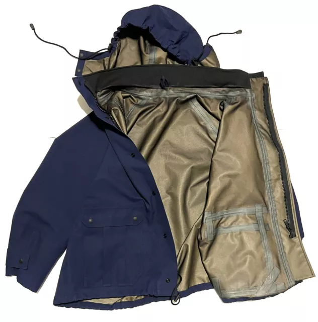 DICKIES GORE-TEX WATERPROOF Hooded Jacket Rain Coat Men’s Size XL MADE ...